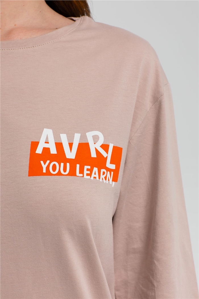 Avrile T-Shirt  BEJ  A21-10422