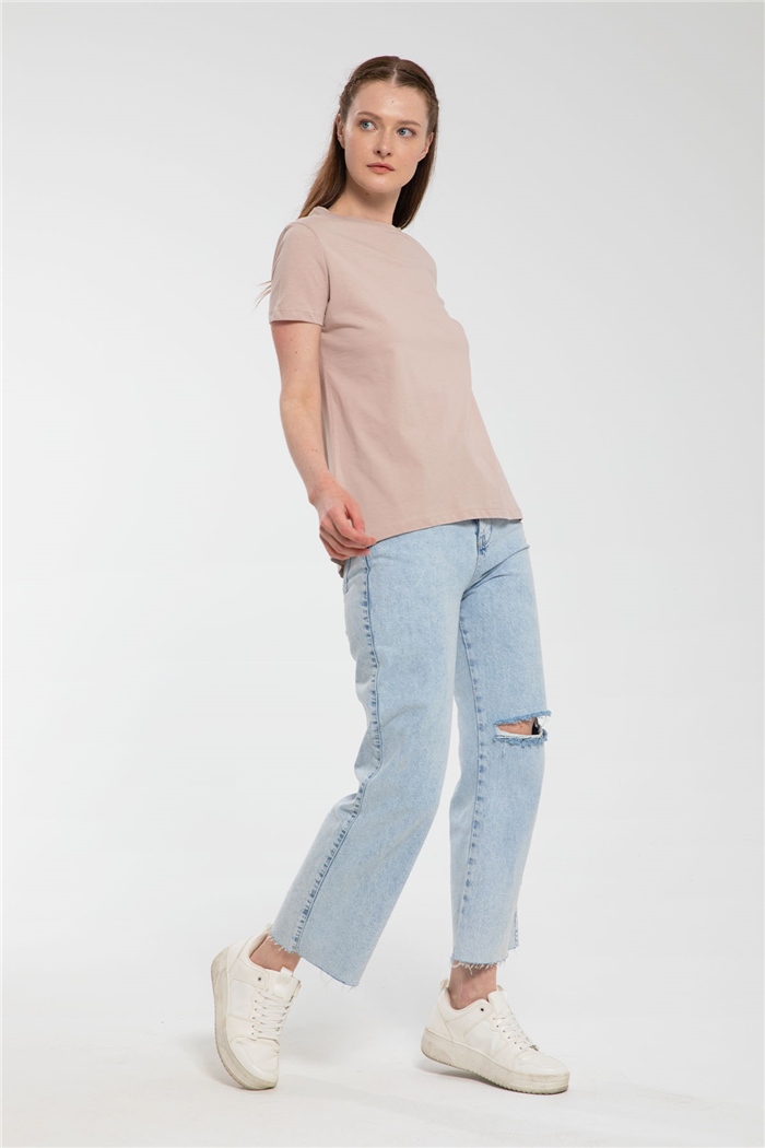 Avrile T-Shirt  BEJ  A21-10427