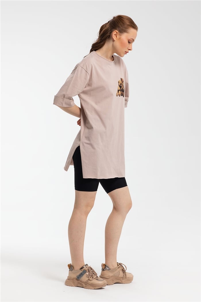 Avrile T-Shirt  BEJ  A21-10455
