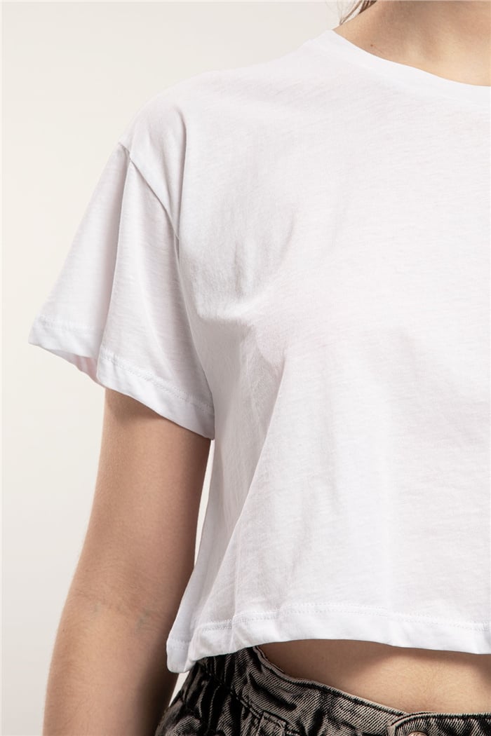 Avrile T-shirt  BEYAZ  A21-10393