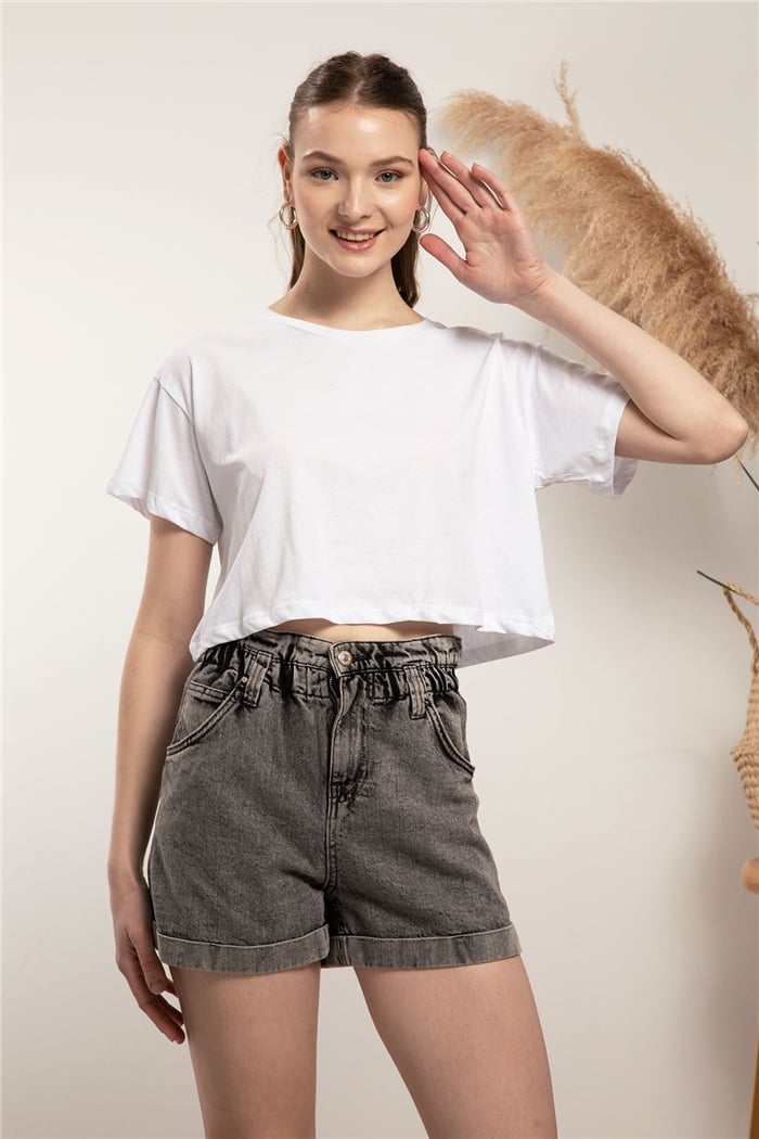 Avrile T-shirt  BEYAZ  A21-10393