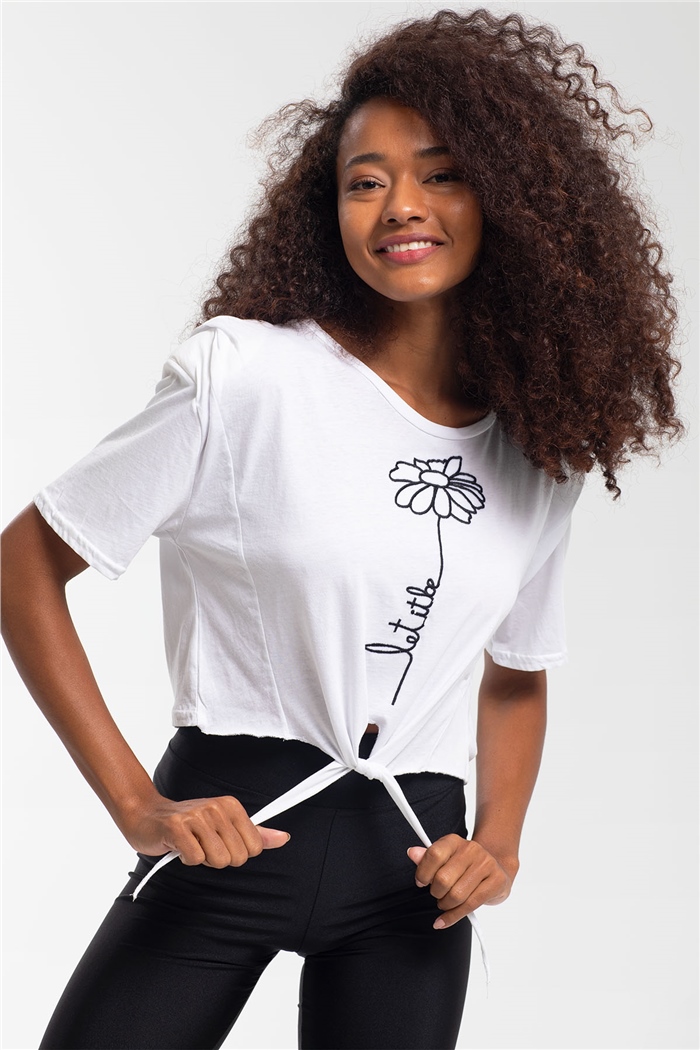 Avrile T-Shirt  BEYAZ  A21-10394