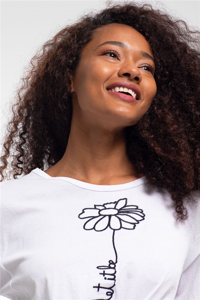 Avrile T-Shirt  BEYAZ  A21-10394