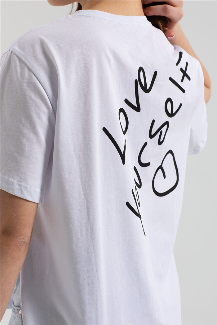 Avrile T-Shirt  BEYAZ  A21-10429