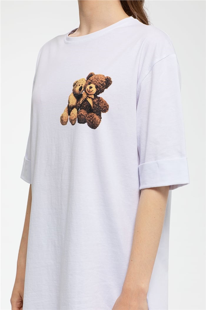 Avrile T-Shirt  BEYAZ  A21-10455