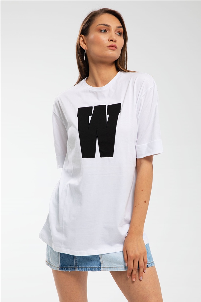 Avrile T-Shirt  BEYAZ  A21-10464