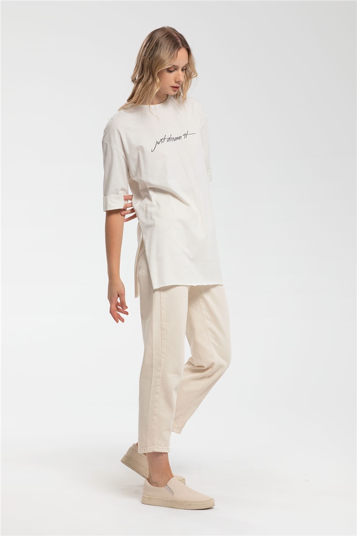 Avrile T-Shirt  EKRU  A21-10437