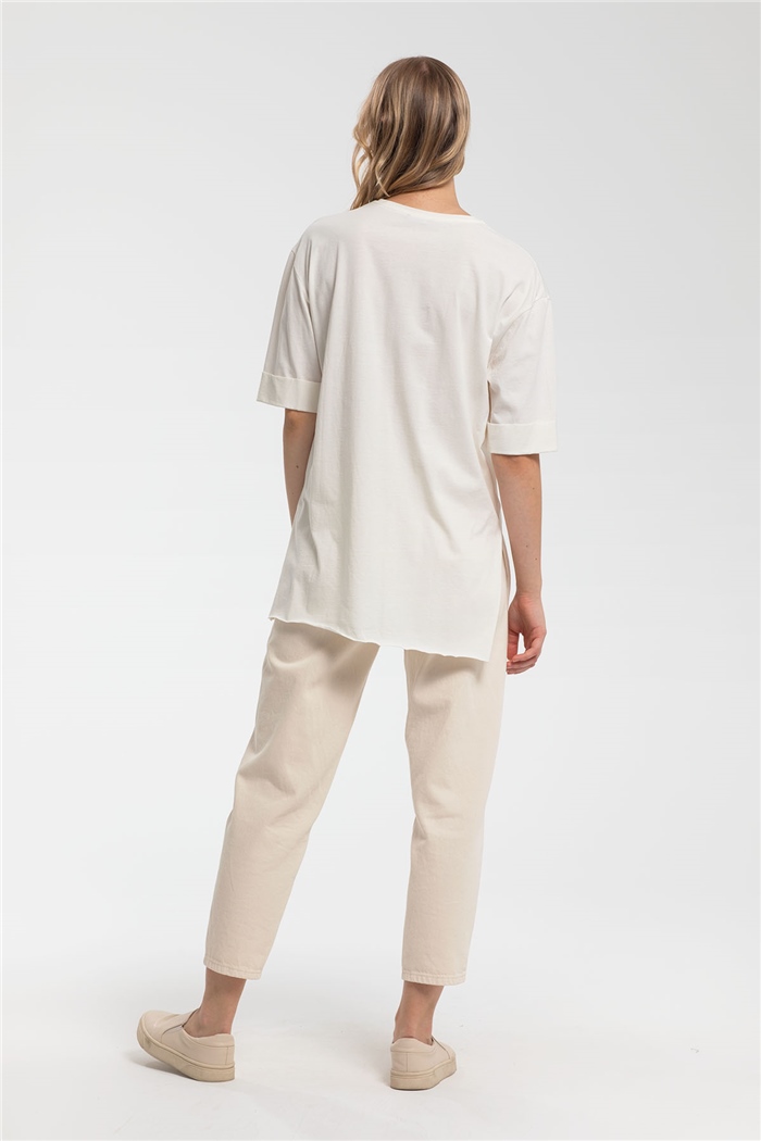 Avrile T-Shirt  EKRU  A21-10437