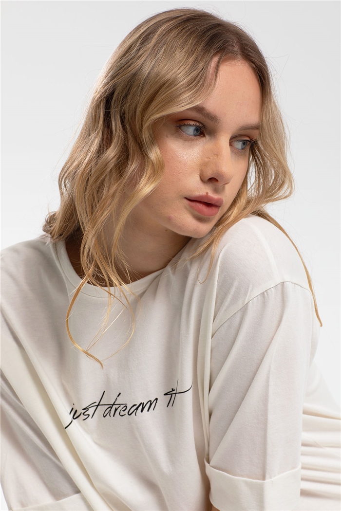 Avrile T-Shirt  EKRU  A21-10437