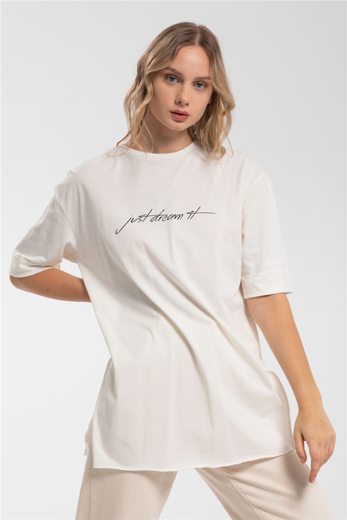 Avrile T-Shirt  EKRU  A21-10437