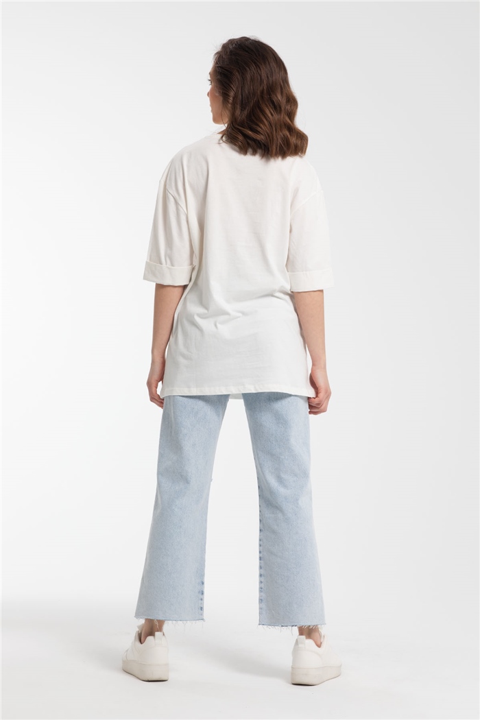Avrile T-Shirt  EKRU  A21-10446