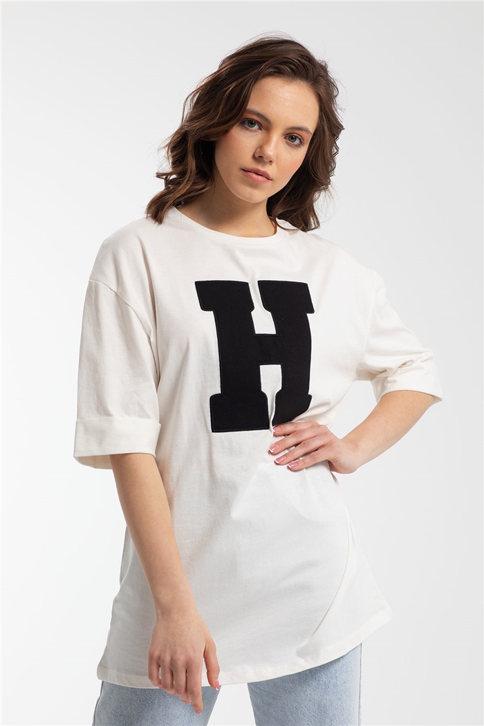 Avrile T-Shirt  EKRU  A21-10446