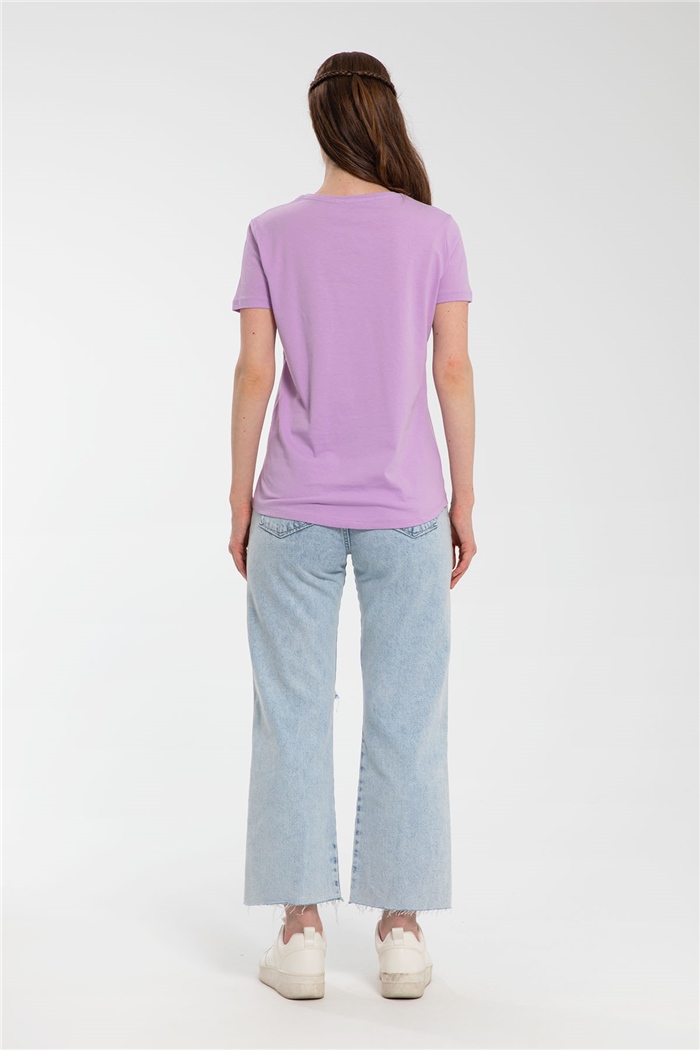 Avrile T-Shirt  LİLA  A21-10427