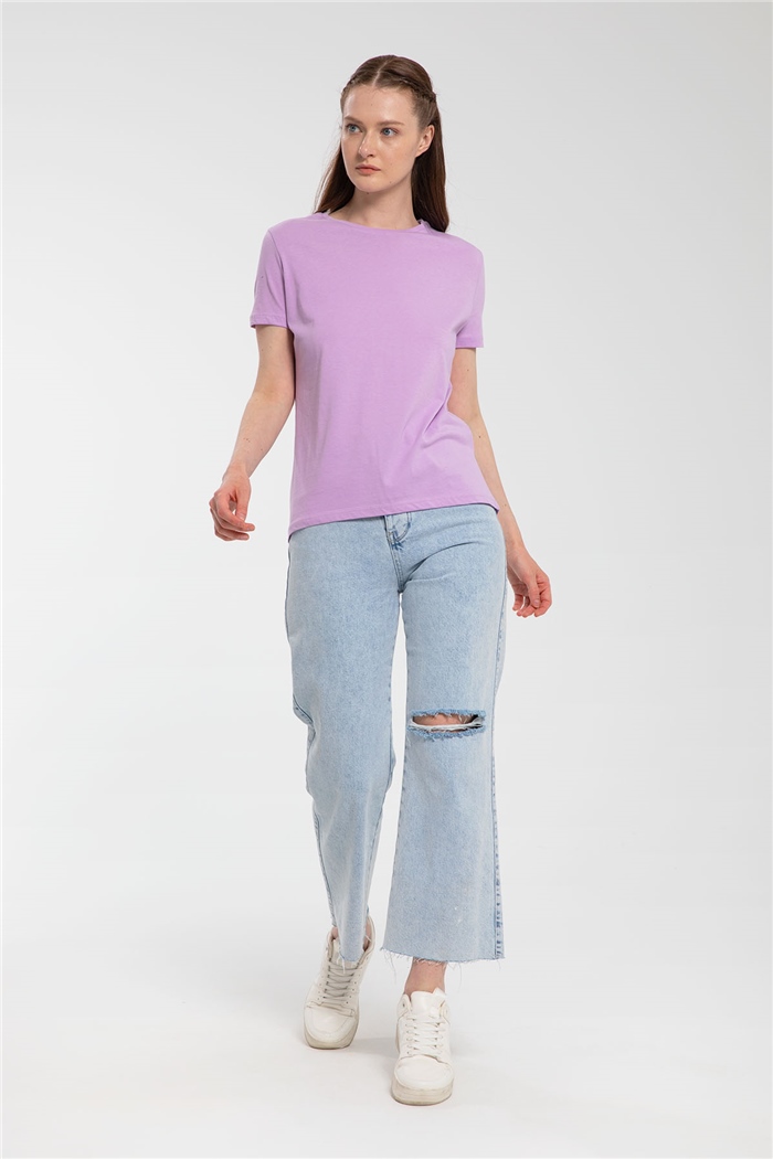 Avrile T-Shirt  LİLA  A21-10427