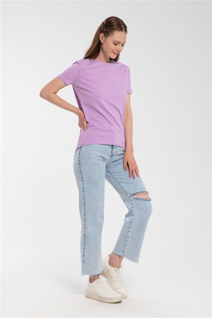 Avrile T-Shirt  LİLA  A21-10427