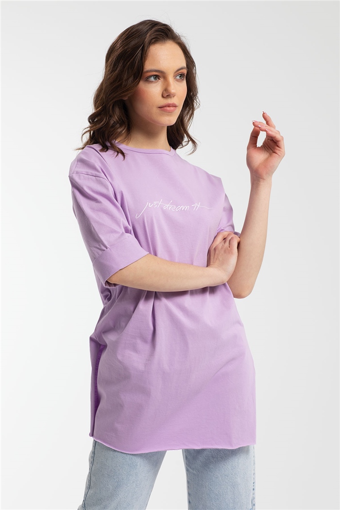 Avrile T-Shirt  LİLA  A21-10437