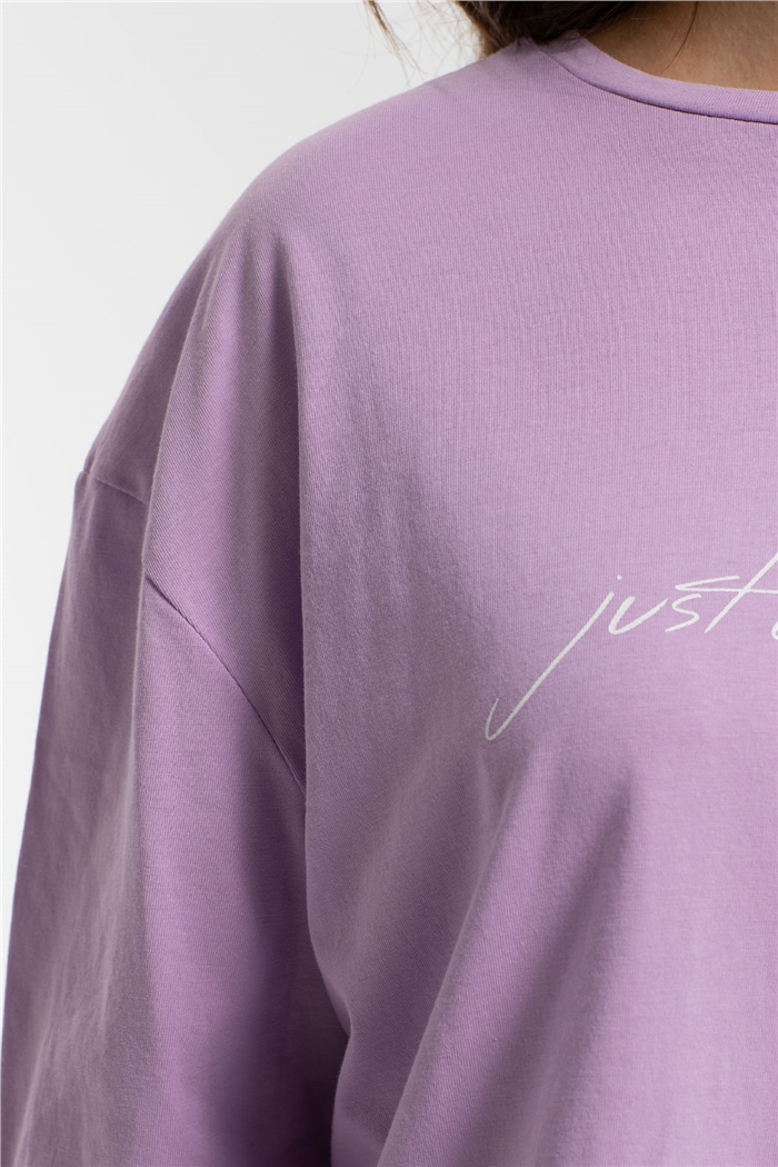 Avrile T-Shirt  LİLA  A21-10437