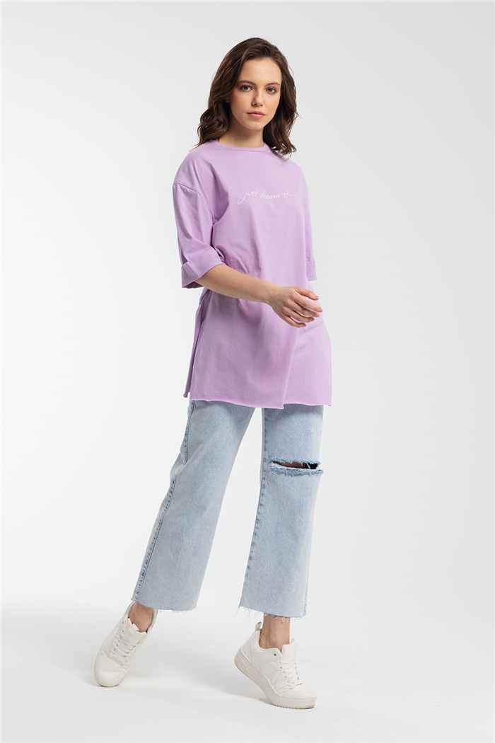 Avrile T-Shirt  LİLA  A21-10437