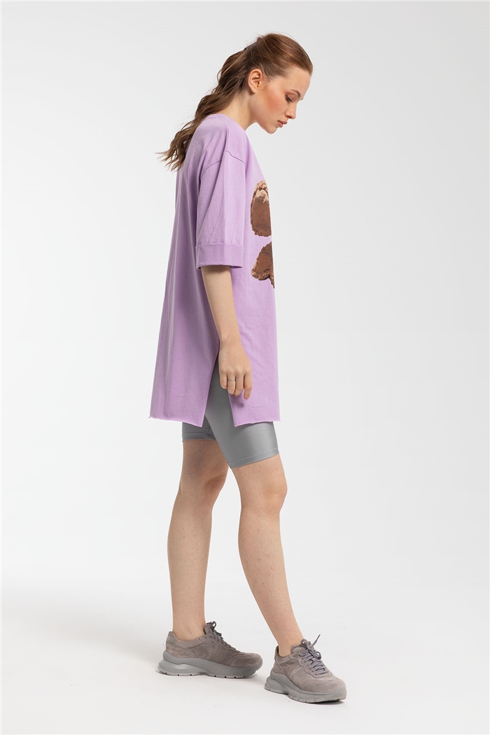 Avrile T-Shirt  LİLA  A21-10456