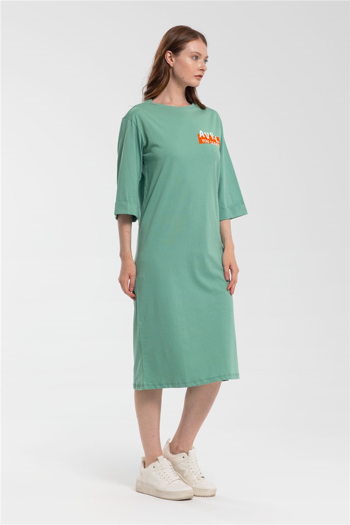 Avrile T-Shirt  MİNT YEŞİLİ  A21-10422