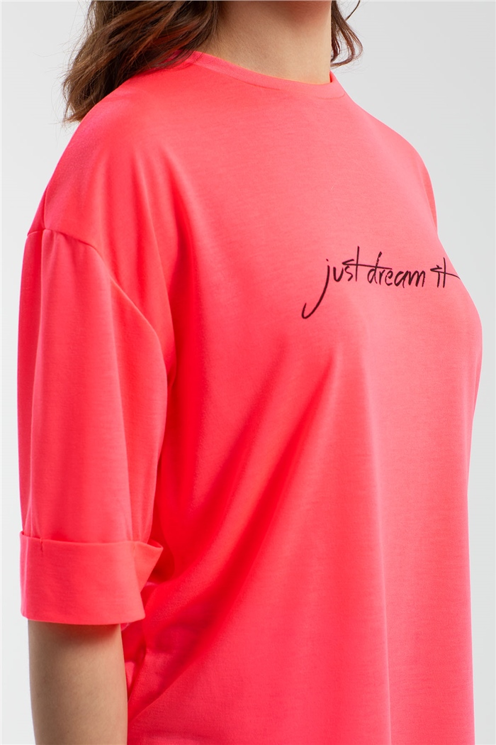Avrile T-Shirt  NEON FUŞYA  A21-10437