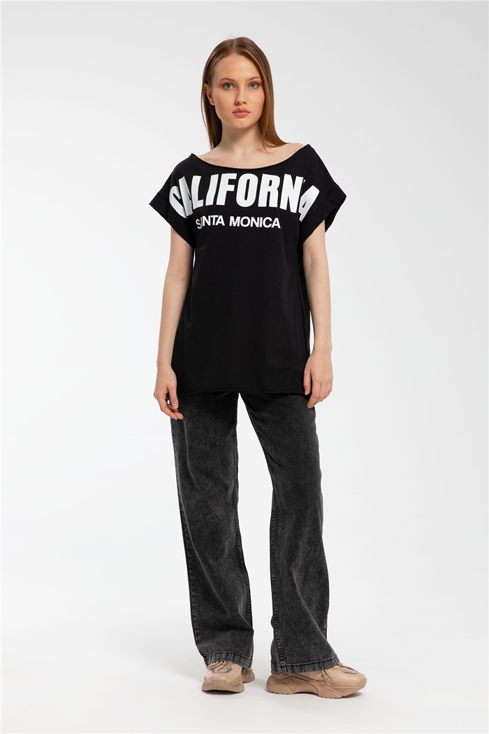 Avrile T-Shirt  SİYAH  A21-10395