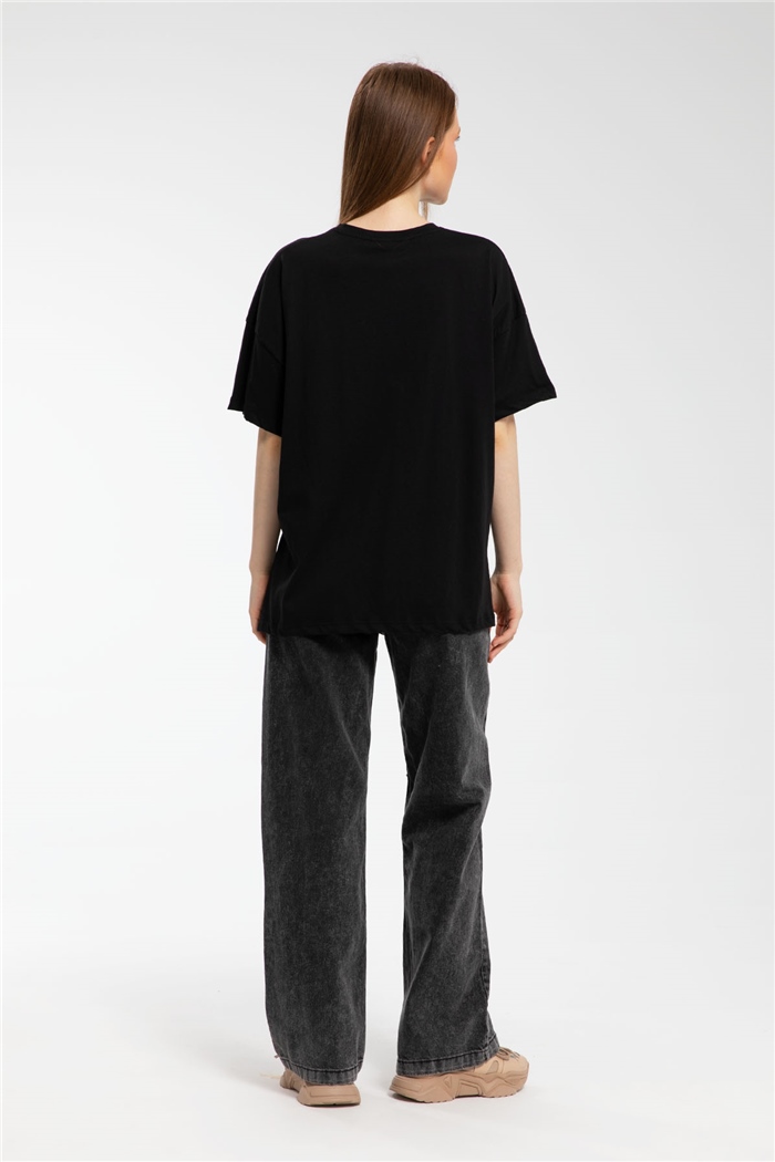Avrile T-Shirt  SİYAH  A21-10410