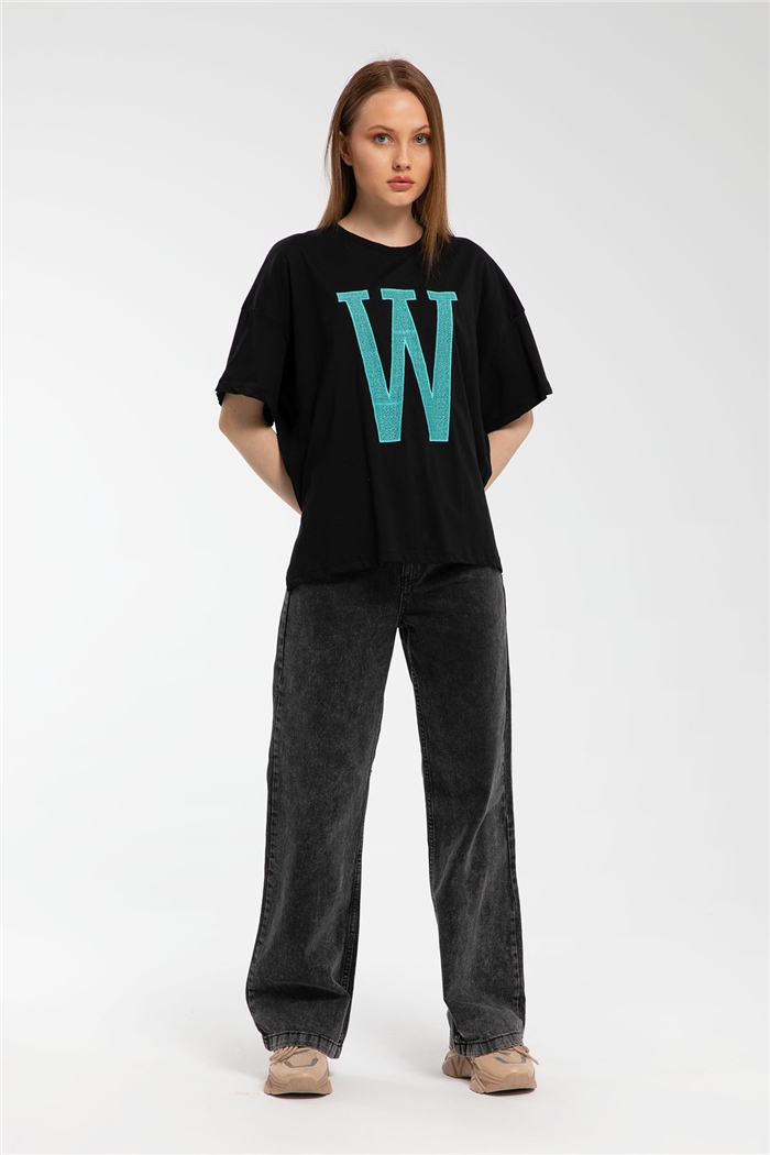 Avrile T-Shirt  SİYAH  A21-10410