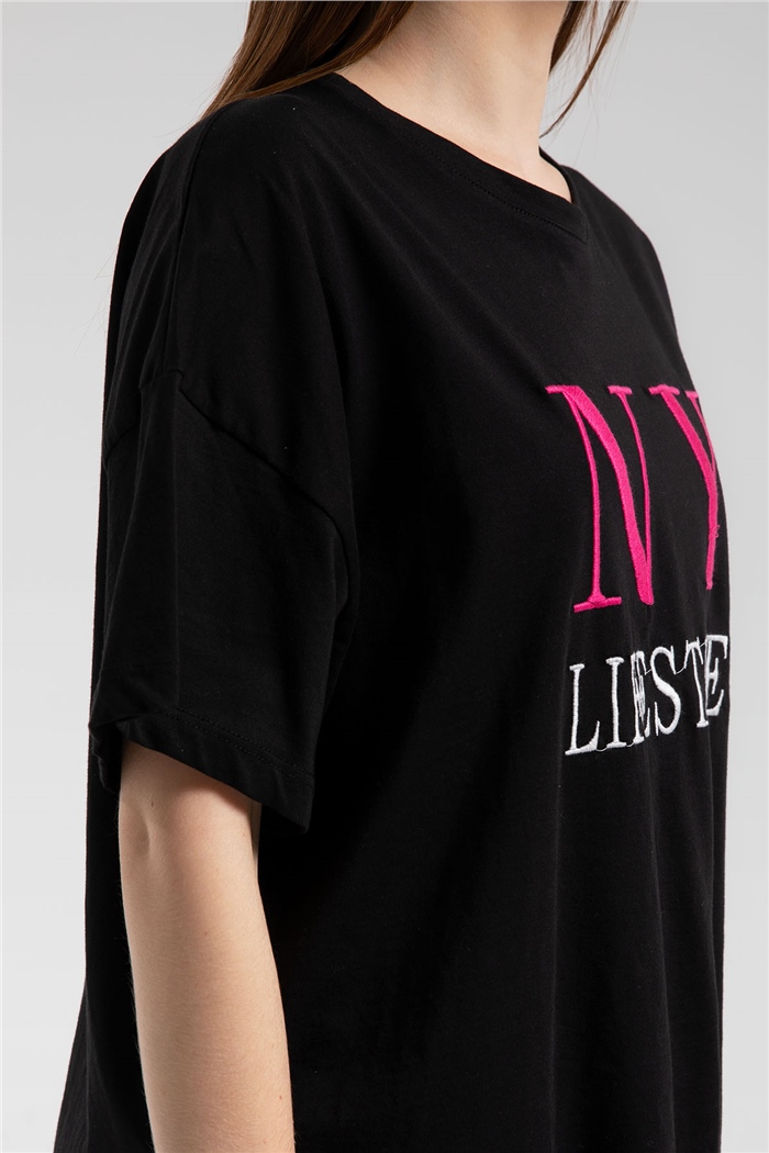 Avrile T-Shirt  SİYAH  A21-10411