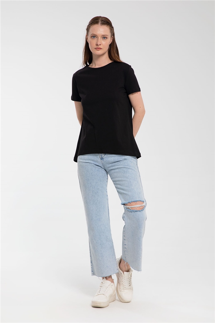 Avrile T-Shirt  SİYAH  A21-10427