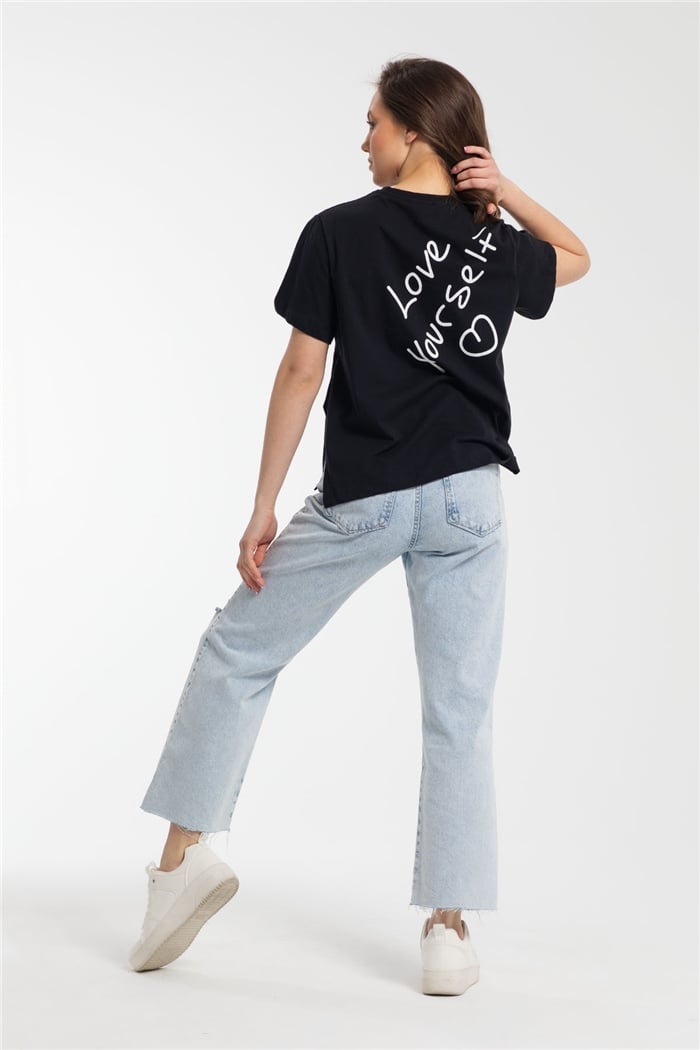Avrile T-Shirt  SİYAH  A21-10429