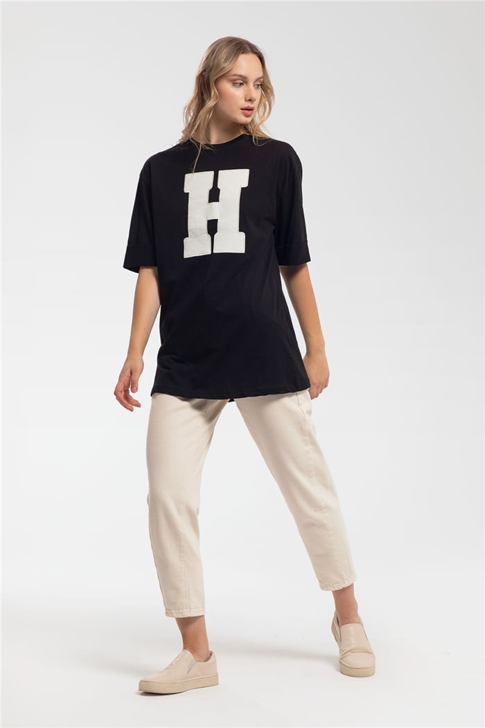 Avrile T-Shirt  SİYAH  A21-10446