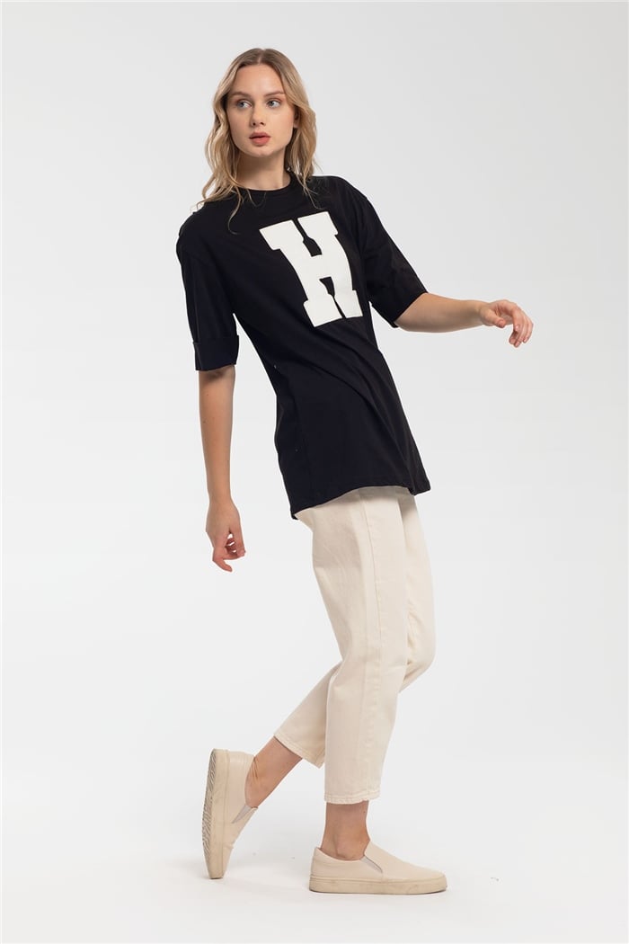 Avrile T-Shirt  SİYAH  A21-10446