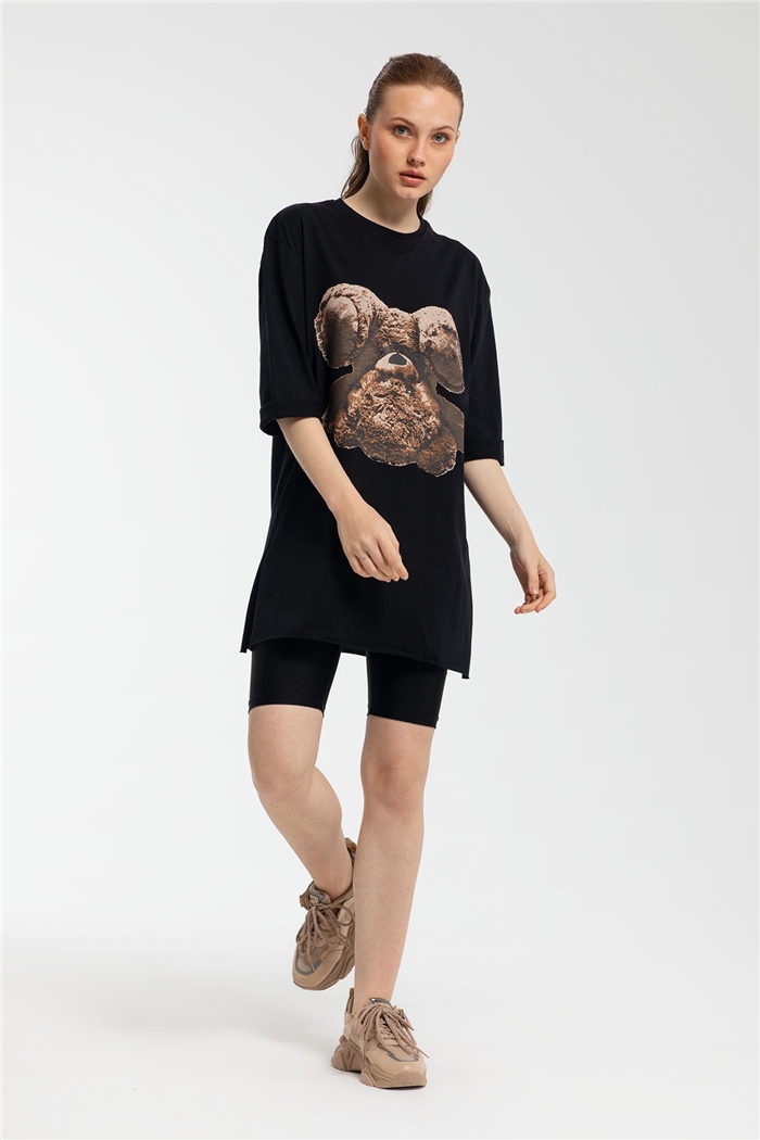 Avrile T-Shirt  SİYAH  A21-10456