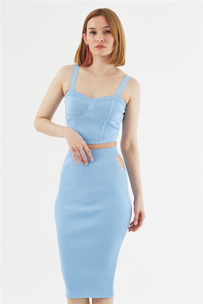 Avrile Triko Takım  BEBE MAVİ  A92066-S