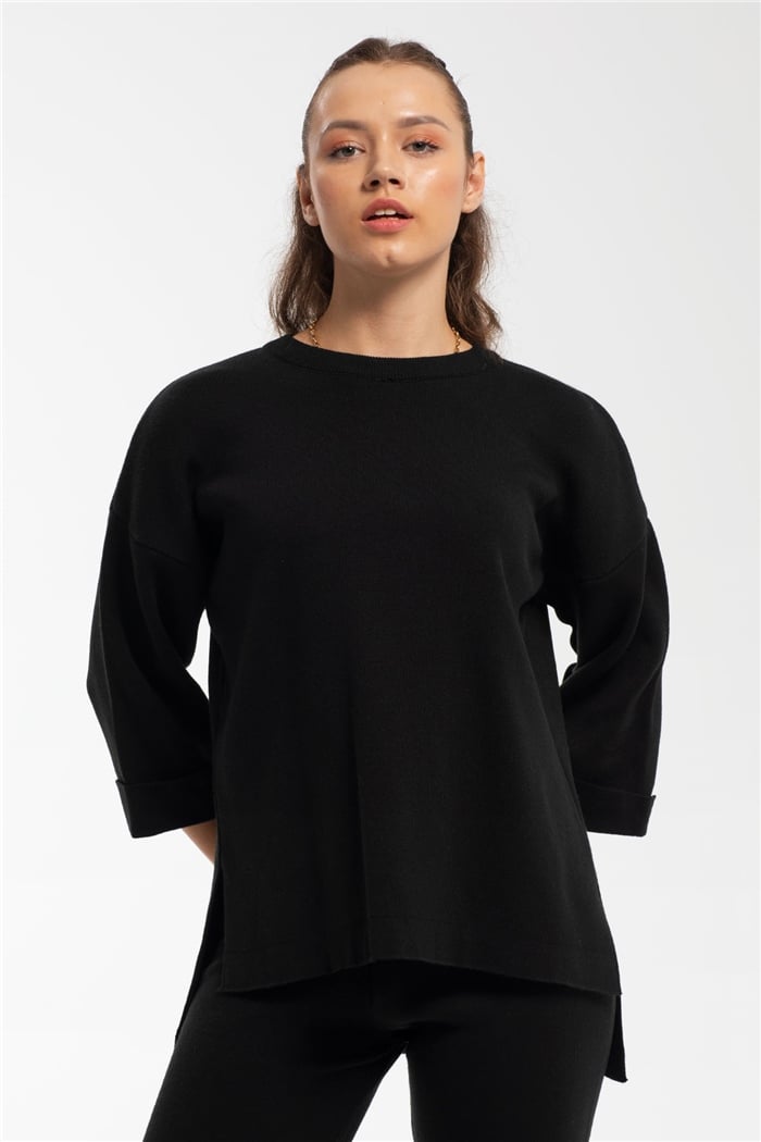 Avrile Triko Takm  SİYAH  A91222-S