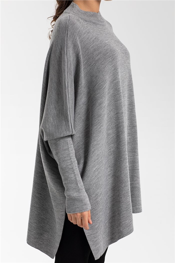 Avrile Triko Tunik  GRİ  A91835-S