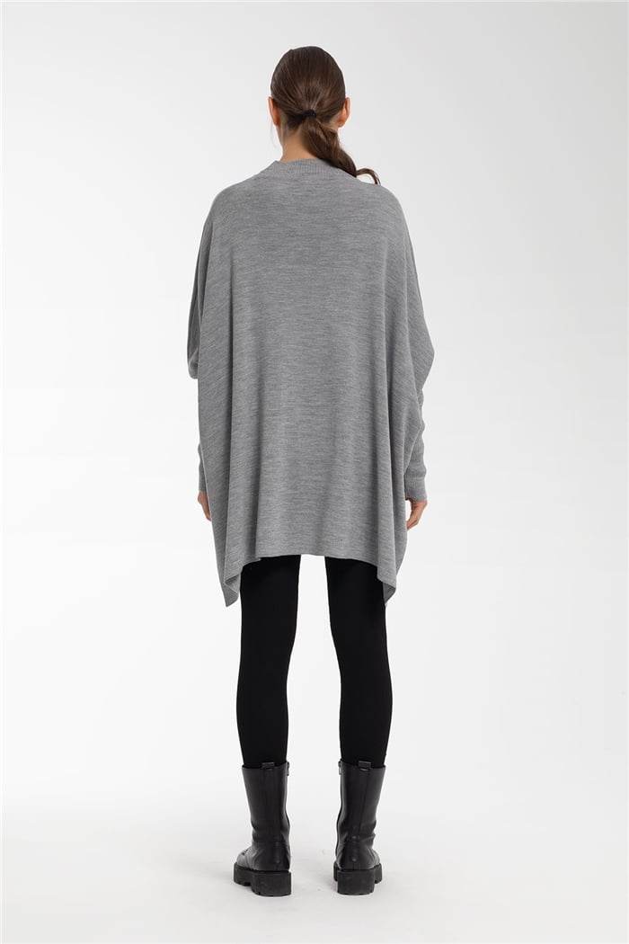 Avrile Triko Tunik  GRİ  A91835-S
