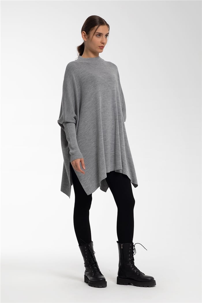 Avrile Triko Tunik  GRİ  A91835-S