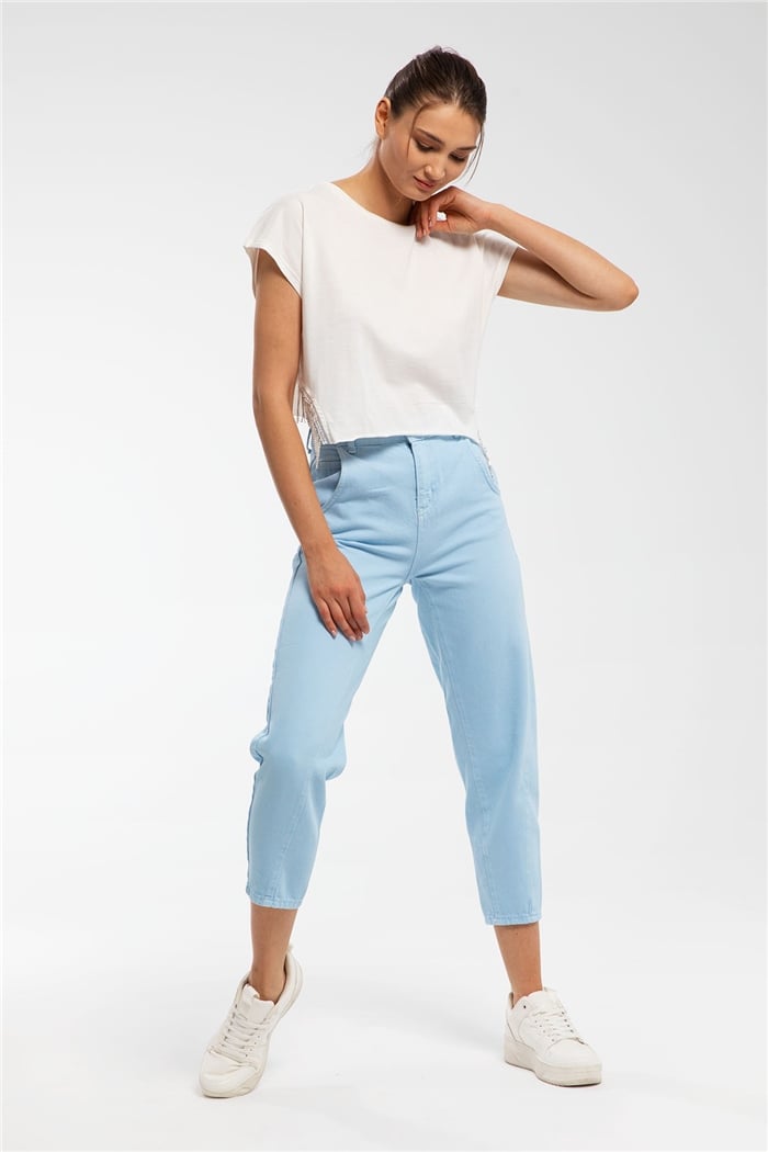 Avrile Zincirli Bluz  EKRU  A21-10466
