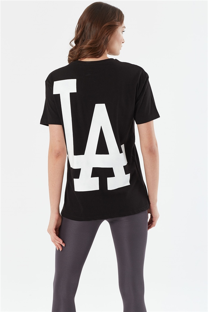 Nisan BASKILI T SHIRT  SİYAH  N22-1310