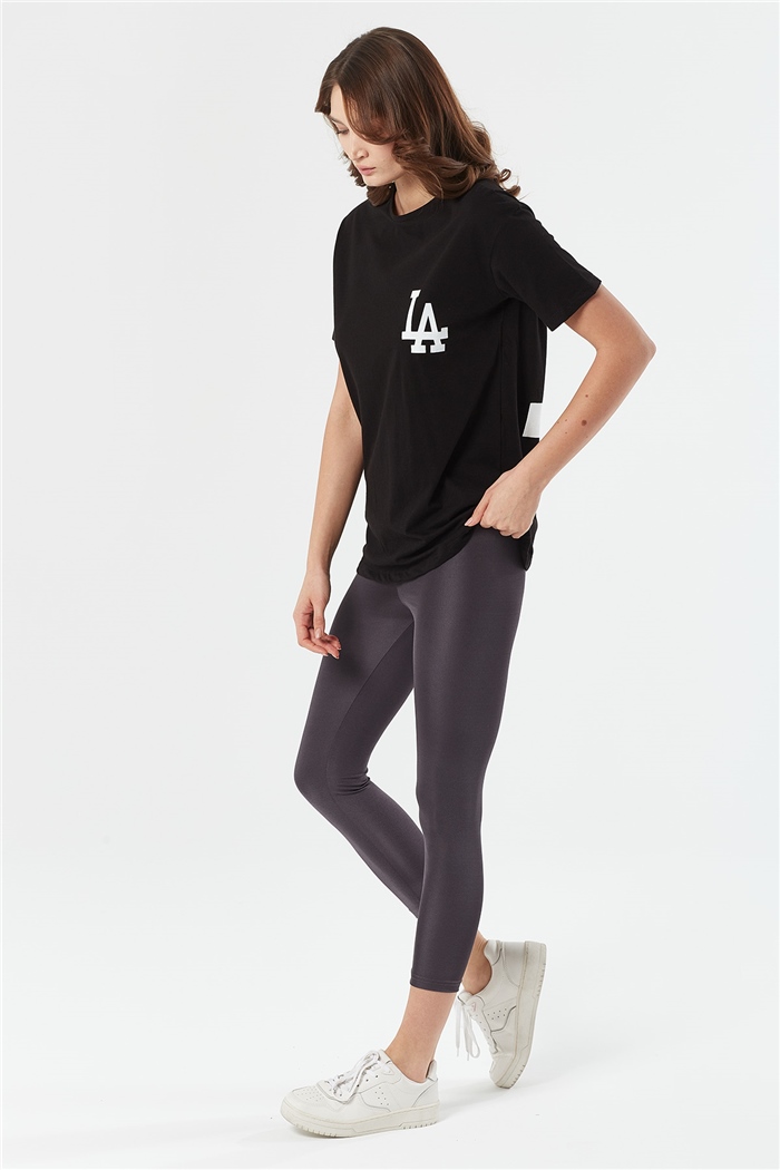 Nisan BASKILI T SHIRT  SİYAH  N22-1310