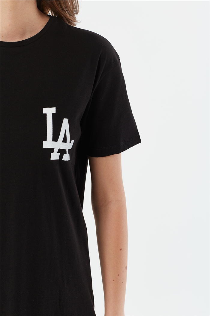 Nisan BASKILI T SHIRT  SİYAH  N22-1310