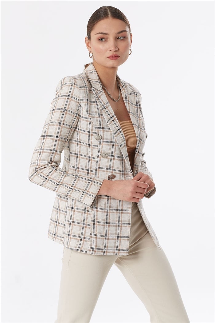 Nisan Blazer Ceket  BEJ  N22-1336