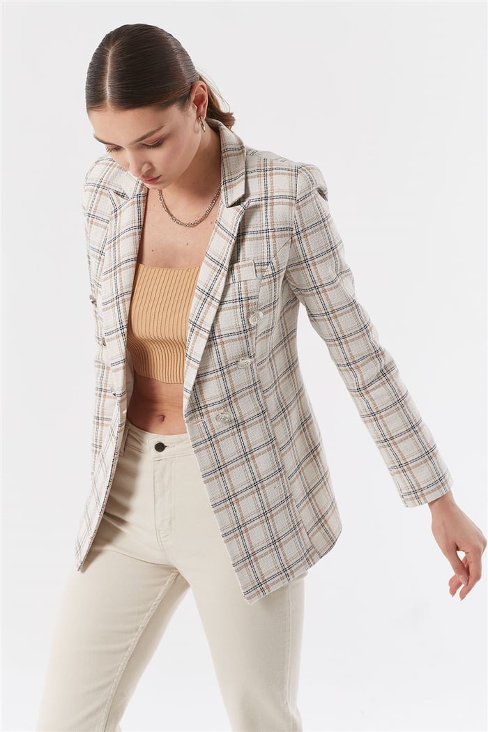 Nisan Blazer Ceket  BEJ  N22-1336