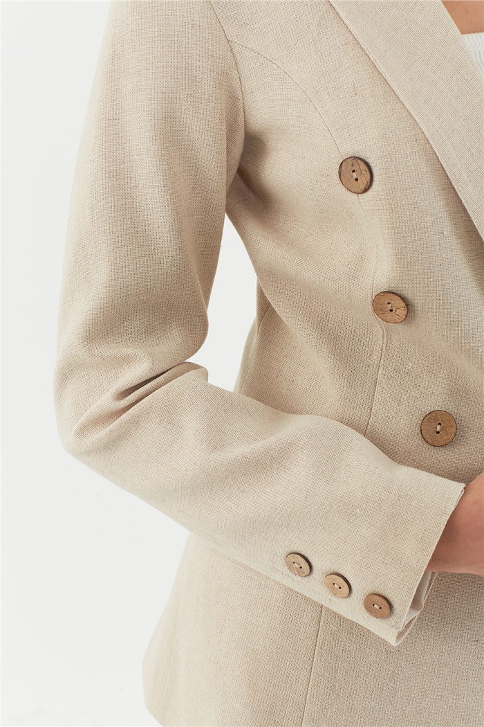 Nisan Blazer Ceket  EKRU  N22-1334