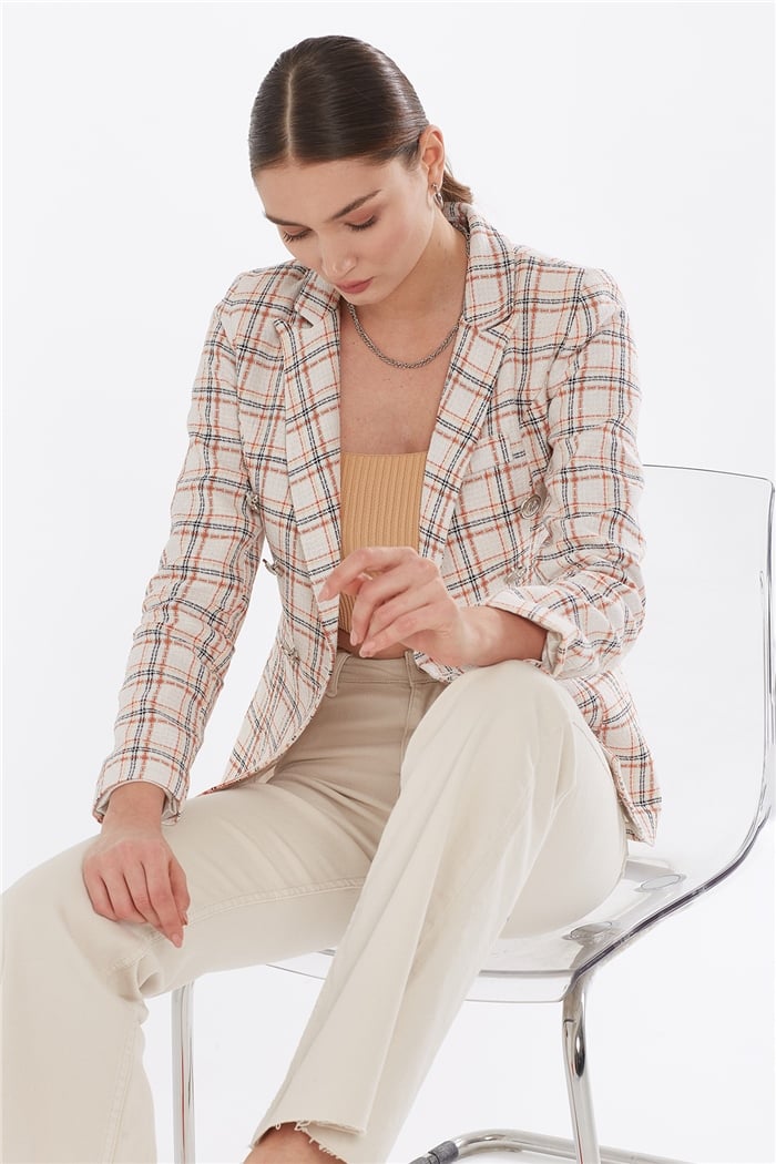 Nisan Blazer Ceket  ORANJ  N22-1336