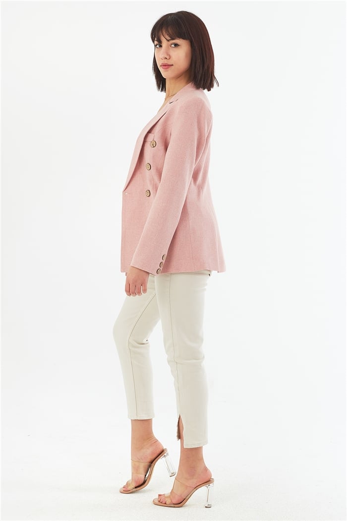 Nisan Blazer Ceket  PUDRA  N22-1334