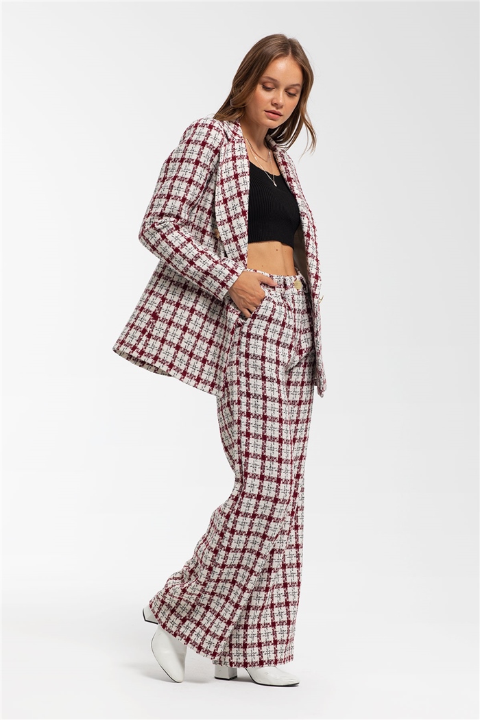 Nisan Ceket  BORDO  N21-1212