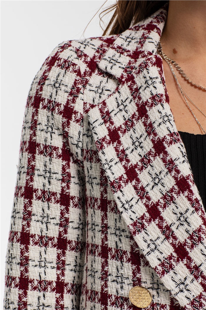 Nisan Ceket  BORDO  N21-1212
